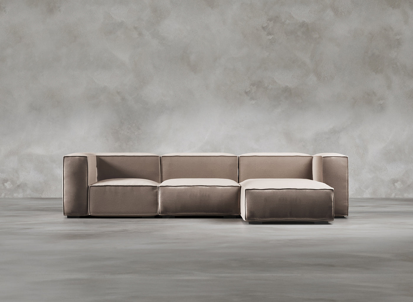 Modular Sofa High I Odette I Endless Dusk I Light Grey