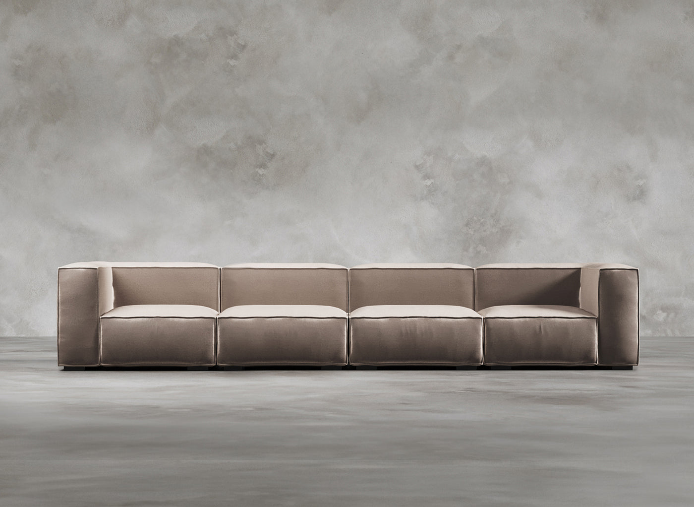 Modular Sofa High I Odette I Endless Dusk I Light Grey