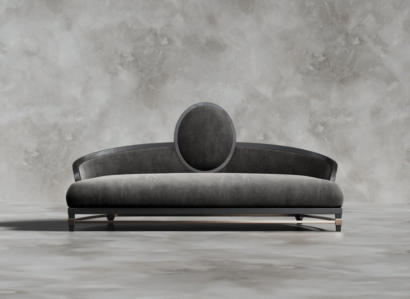 Luxury Furniture Collection I Pierre I Cerulean I Dark Grey