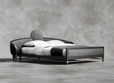 Luxury Furniture Collection I Pierre I Cerulean I Dark Grey