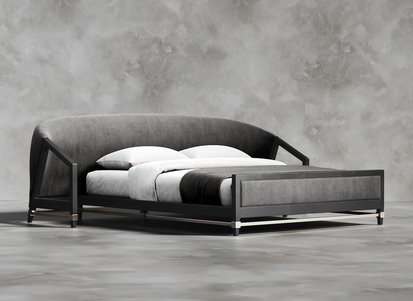 Luxury Furniture Collection I Leonie I Cerulean I Dark Grey