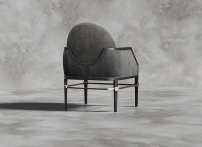 Luxury Furniture Collection I Dion I Cerulean I Dark Grey