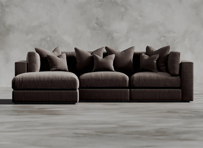 Opulent Modular Sofa I Sanguine I Light Brown