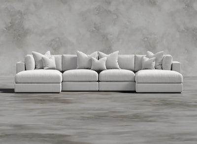 Opulent Modular Sofa I Cadaverous I White