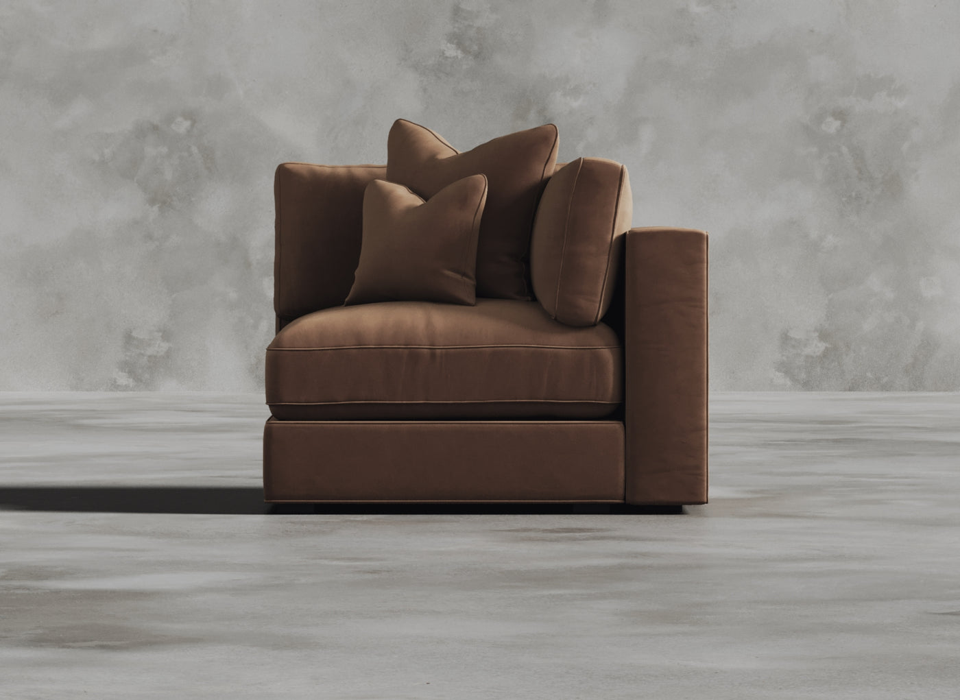 Opulent Modular Sofa I Pomelo I Rusty Orange