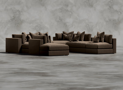 Opulent Modular Sofa I Dalgona I Beige