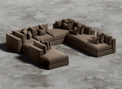 Opulent Modular Sofa I Dalgona I Beige