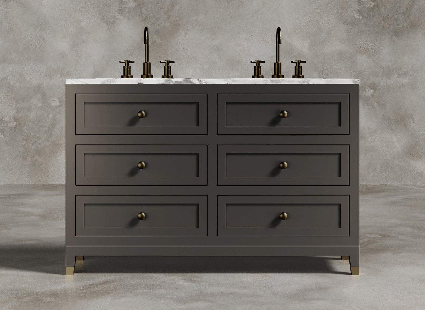 British Handmade Furniture I Bathroom Vanity I Empirical I Dark Grey