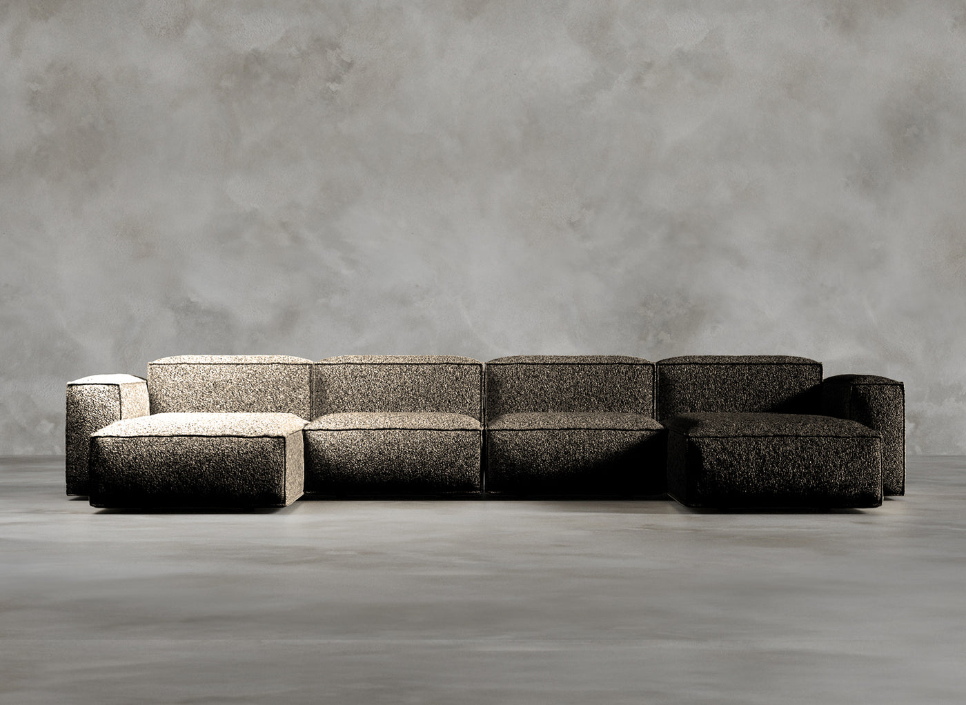 Modular Sofa I Dalston I Ashen I Dark Grey