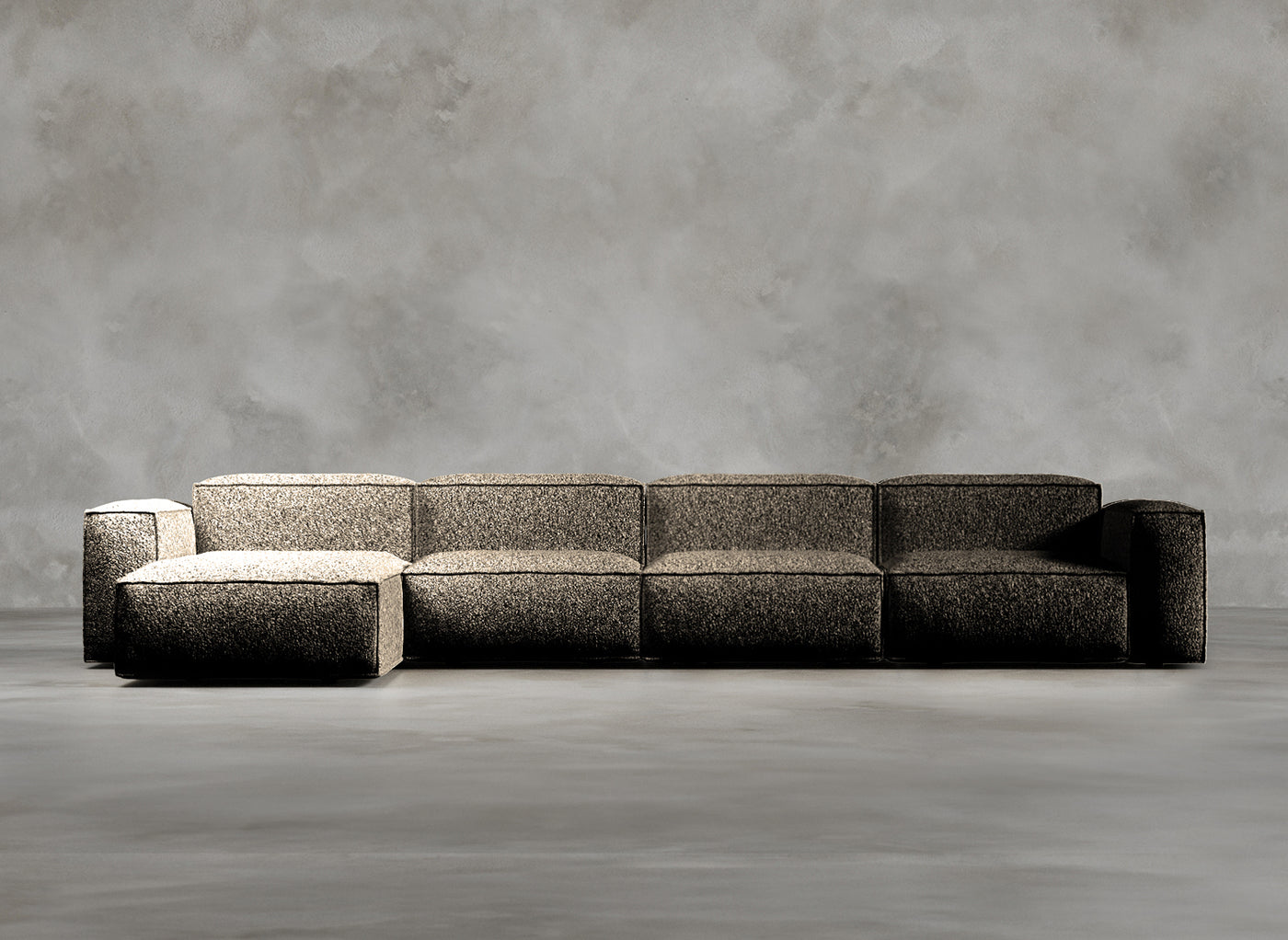 Modular Sofa I Dalston I Ashen I Dark Grey